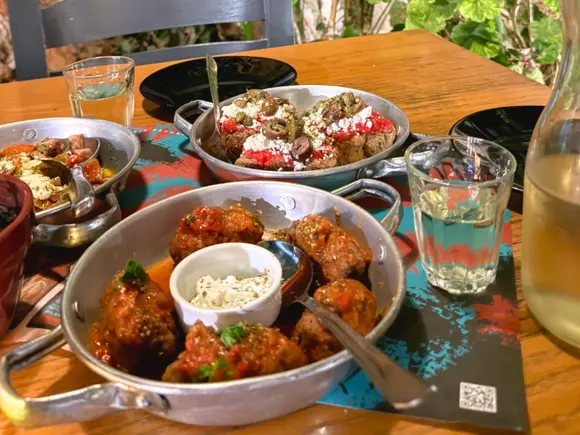Local Traditional Plates all part of The Filiko Food Tour