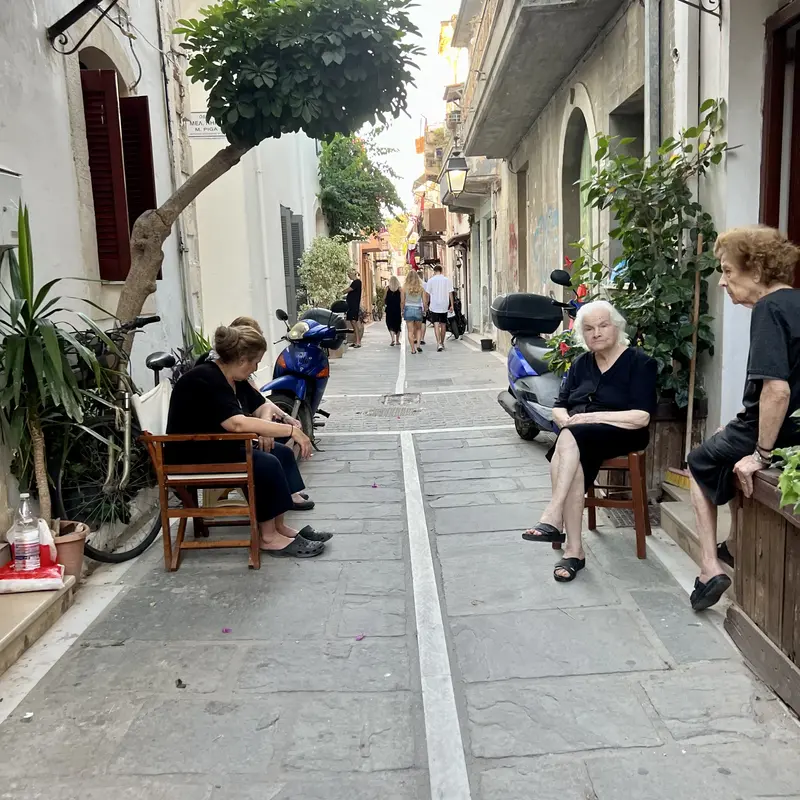 traditional Cretan food walking tour filiko tours 