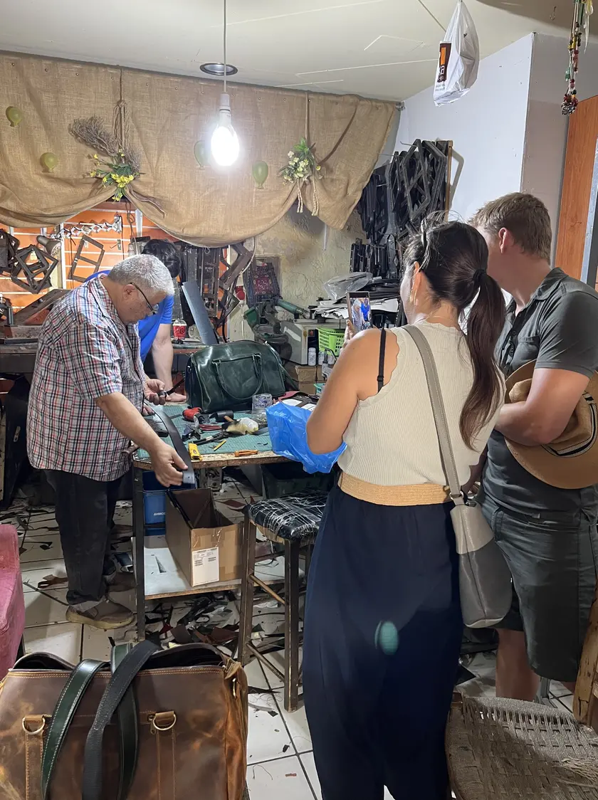 leather workshop cretan tradition filiko tours